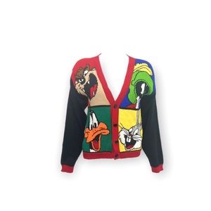 Vintage Looney Tunes Cardigan SZ S / M